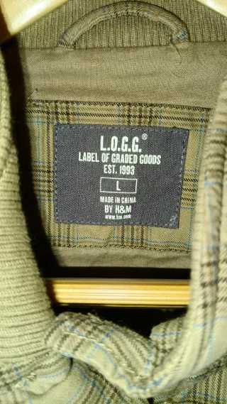 Chaqueta cuadros LOGGTalla Talla L