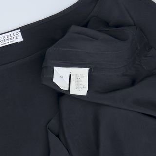 Top T-Shirt Brunello Cucinelli Seta tg S Grigio