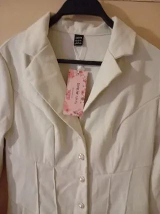 Chaqueta SHEIN Beige Talla S