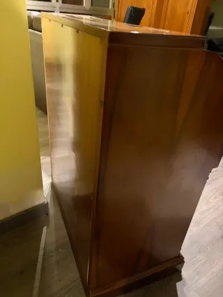 Escritorio antiguo francés con tapa