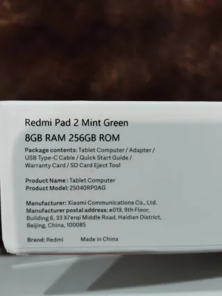 Xiaomi Redmi Pad 2+Cargador 18w+Funda magnética.