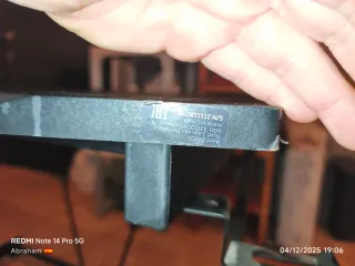 Mesa Escritorio Negra Metálica