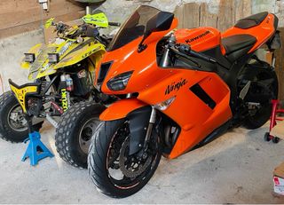 Kawasaki Ninja ZX6R Naranja