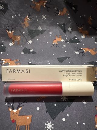 Farmasi Matte Liquid Lipstick 06 Red Love