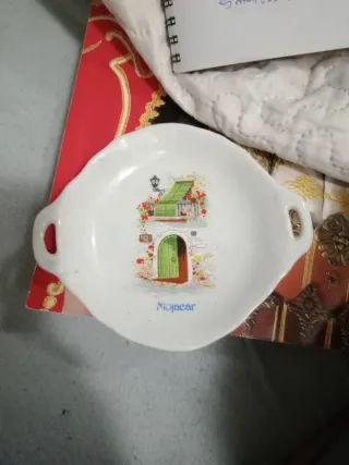 Plato decorativo porcelana Mojácar