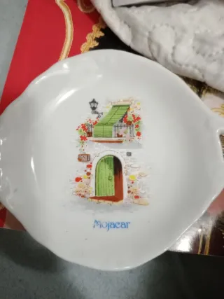 Plato decorativo porcelana Mojácar