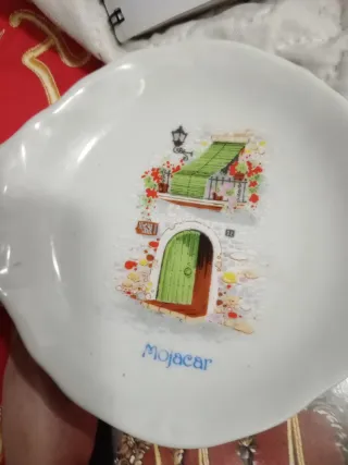 Plato decorativo porcelana Mojácar