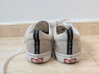 Vans Reflectantes T38 Beige/Gris