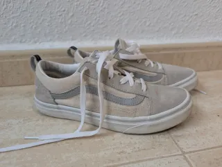 Vans Reflectantes T38 Beige/Gris