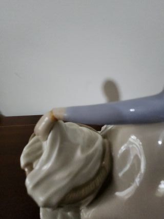 Figura Porcelana Lladro Lavandera Vintage