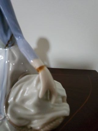 Figura Porcelana Lladro Lavandera Vintage