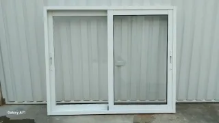 Ventana aluminium blanca 117.5por 97.5