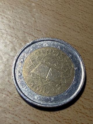 Moneda 2€ Tratado de Roma 50 Aniversario