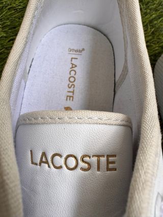 Zapatillas Lacoste Mujer Blancas Talla 38