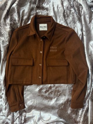 Giacchetta Miu Miu marrone