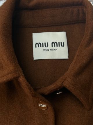Giacchetta Miu Miu marrone