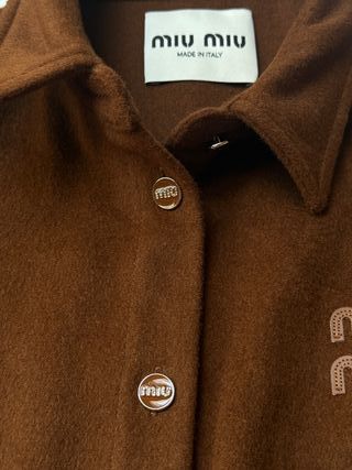 Giacchetta Miu Miu marrone
