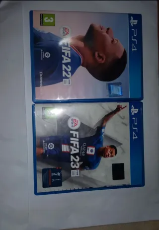 Lote 5 Juegos FIFA PS4 (19, 20, 21, 22, 23)