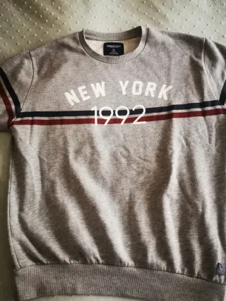 Sudadera Springfield New York 1992 Gris Talla M