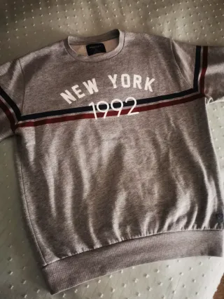 Sudadera Springfield New York 1992 Gris Talla M