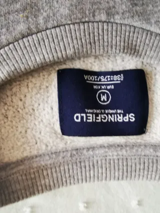 Sudadera Springfield New York 1992 Gris Talla M