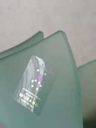 Piccolo vaso in vetro di Murano