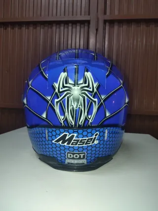 Casco Masei Spiderman Azul