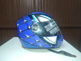 Casco Masei Spiderman Azul