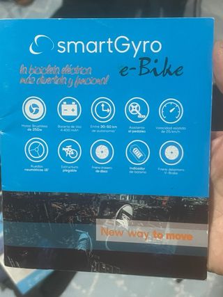 Bicicleta Eléctrica SmartGyro Plegable