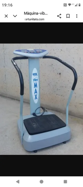 Máquina vibradora Gym Vibromax