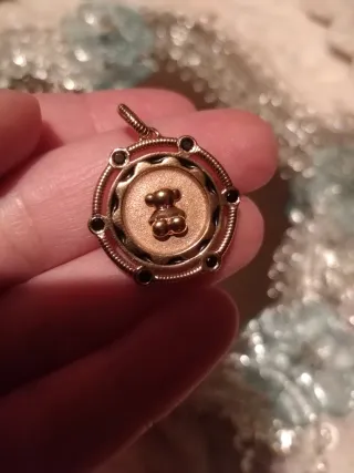Colgante Tous Oso Plata Dorada