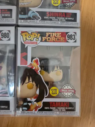 Coleção Funko Pop Fire Force Completa