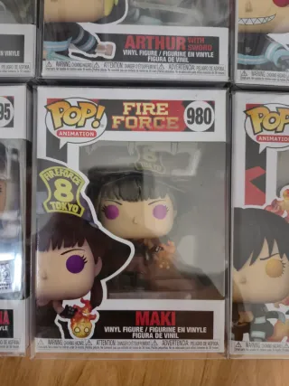 Coleção Funko Pop Fire Force Completa