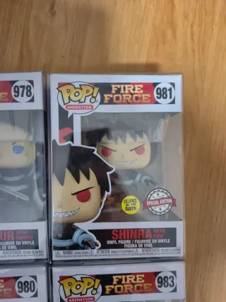 Coleção Funko Pop Fire Force Completa