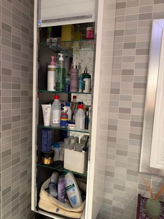 Vitrina cortina para baño