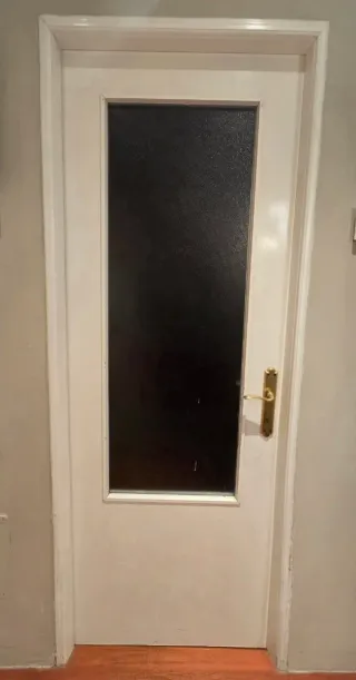 Puerta interior blanca con/sin cristal