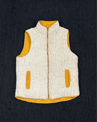 Chaleco reversible Love Tree mostaza L