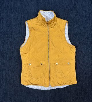 Chaleco reversible Love Tree mostaza L