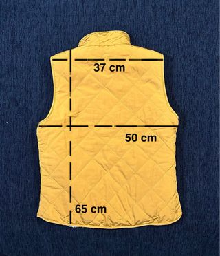 Chaleco reversible Love Tree mostaza L