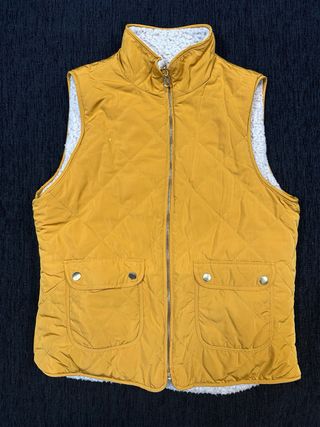 Chaleco reversible Love Tree mostaza L