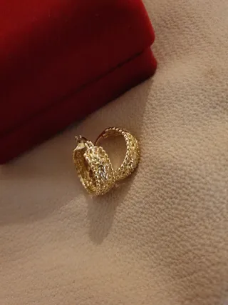 Pendientes Aro Chapados en Oro