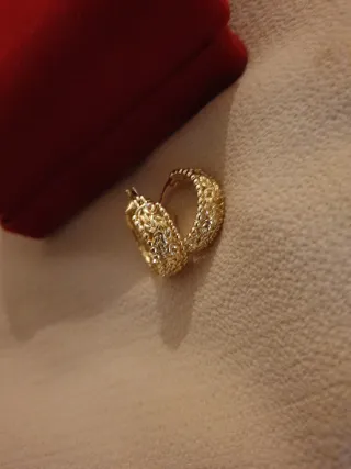 Pendientes Aro Chapados en Oro