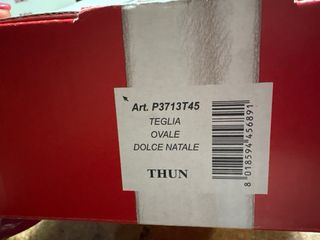 Teglia ovale Dolce Natale