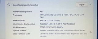 HP Laptop 15s-fq4xxx Plata - Como Nuevo
