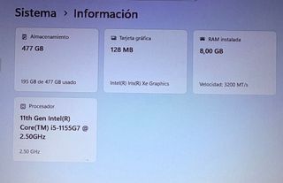 HP Laptop 15s-fq4xxx Plata - Como Nuevo