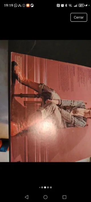 Vinilo David Bowie. Carátula vacía