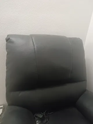 Poltrona relax nera/grigia nuova