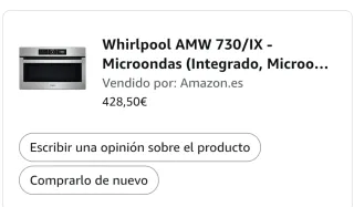Microondas Whirlpool 1000W