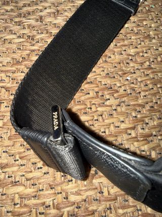 Riñonera Prada de Nailon Negro