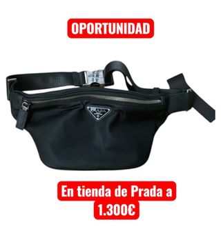 Riñonera de Re-Nylon y piel Saffiano de PRADA